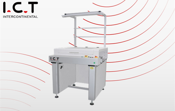 I.C.T SMT Inspección de lujo Transportador SMT con luces