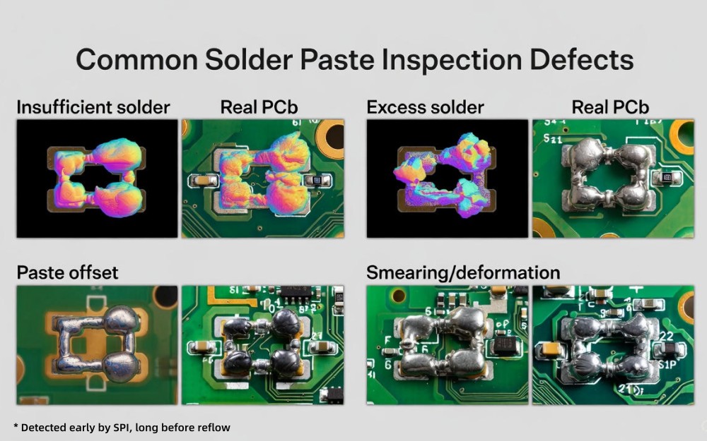 Inspecci&oacute;n com&uacute;n de pasta de soldadura