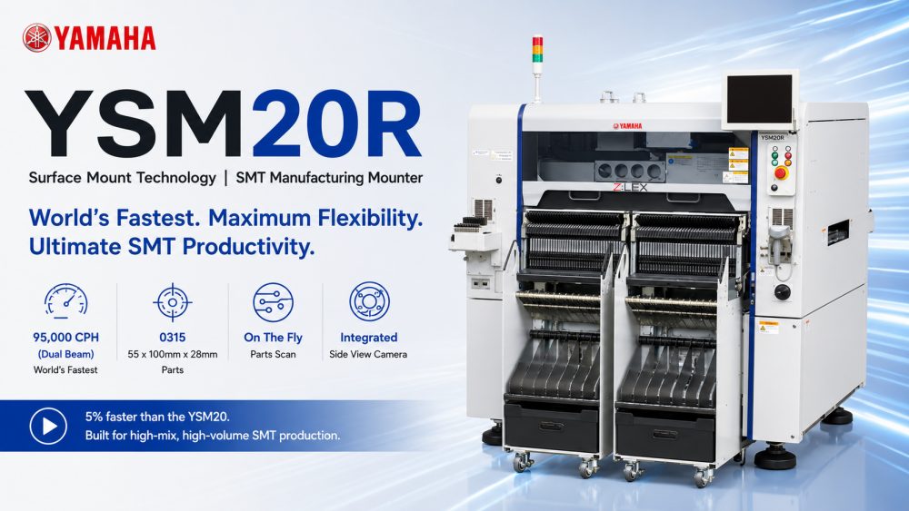M&aacute;quina montadora de chips de l&iacute;nea modular Smt YSM20R Yamaha