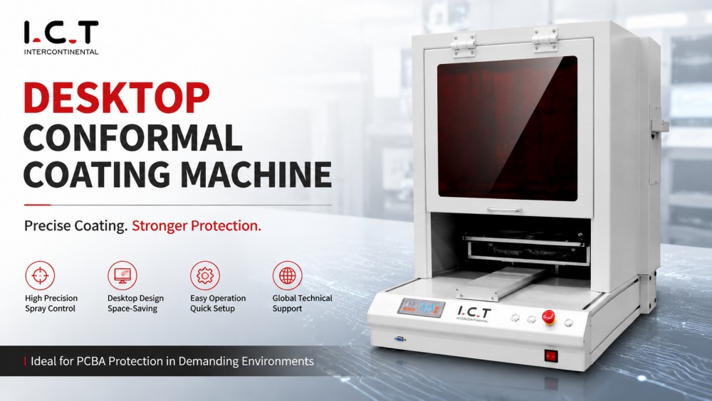 I.C.T M&aacute;quina de recubrimiento de escritorio