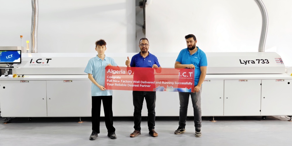 I.C.T entrega una l&iacute;nea de producci&oacute;n completa SMT para la fabricaci&oacute;n de tel&eacute;fonos inteligentes en Argelia.jpg