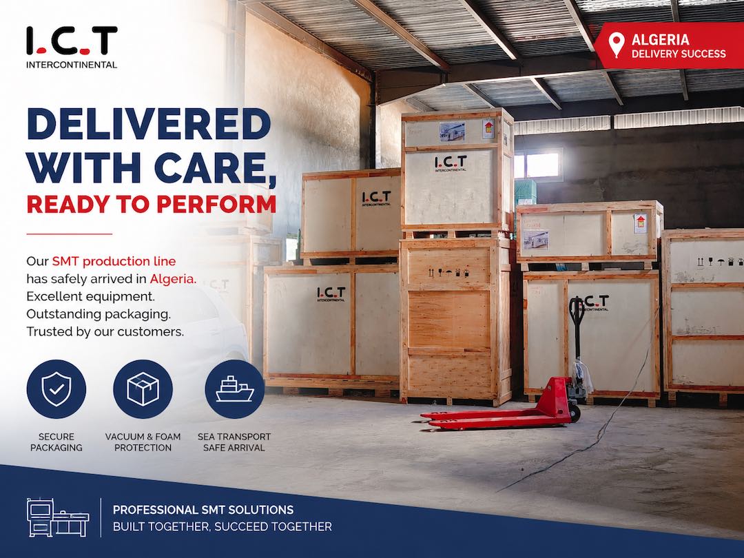 I.C.T SMT El equipo llega de forma segura al sitio del cliente en Argelia.jpg