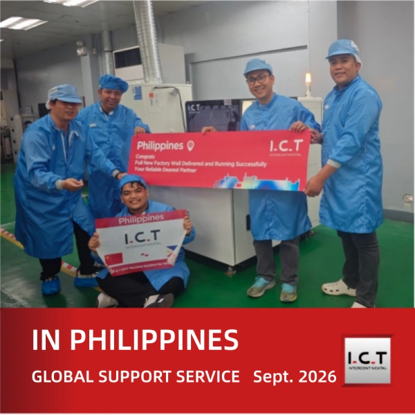 I.C.T Soporte técnico global para PCB Depaneling en Filipinas