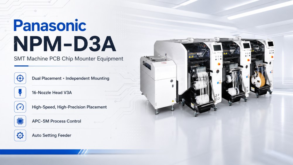 Montador de chips Panasonic NPM D3A