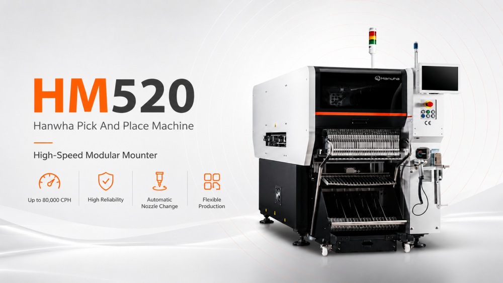 M&aacute;quina de recogida y colocaci&oacute;n HM520 Hanwha