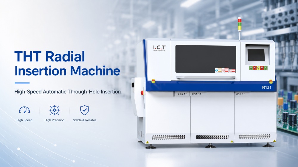 THT m&aacute;quina de inserci&oacute;n radial